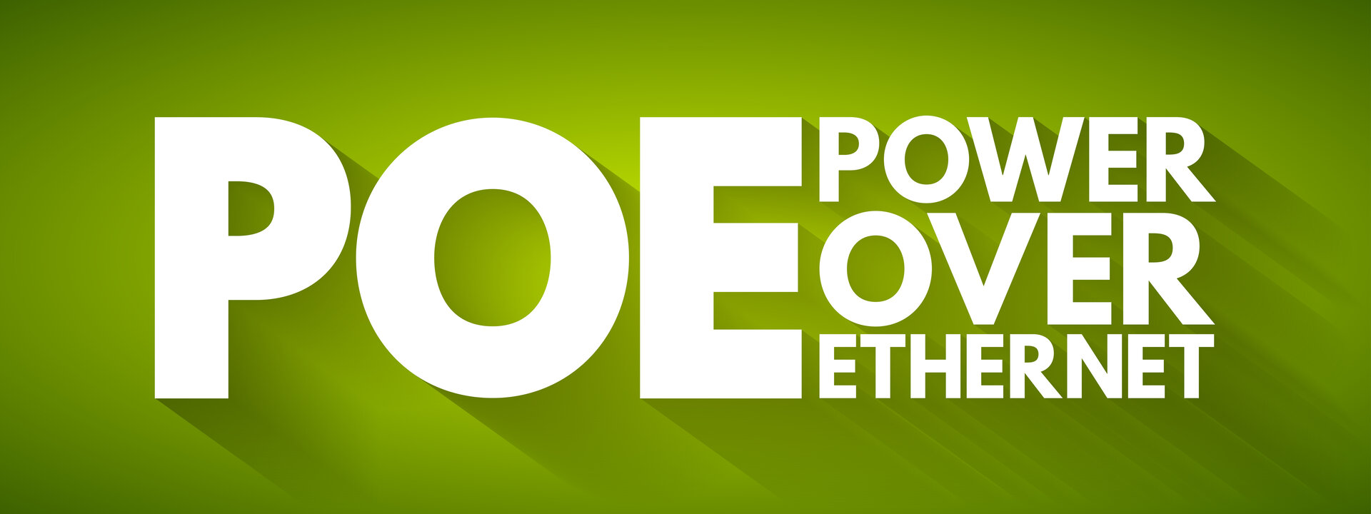 PoE - Akronym für Power Over Ethernet